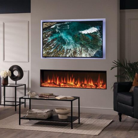 Media Wall Electric Fire